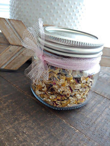Teacher Gifts llChristmas Special Herbal Jar Gifts ll Elderberry ll Oatmeal + Calendula ll JackFrost