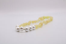 Pearl + Lemon Baltic Amber Necklace ll 12.5 Inch ll POP Clasp