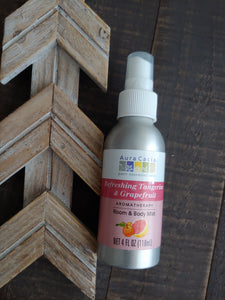 Tangerine + Grapefruit Aromatherapy Home and Body Mist ll Room Spray - SimplyGinger