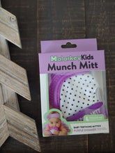 Copy of Munch Mitt ll Teether ll Purple Polka Dots - SimplyGinger
