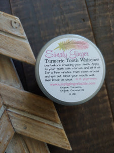 Turmeric Tooth Whitener ll Tooth Paste - SimplyGinger