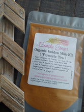 Organic Golden Milk ll Turmeric Tea Kit ll Sleep ll Immune Supprt ll Inflammation - SimplyGinger