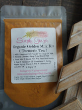 Organic Golden Milk ll Turmeric Tea Kit ll Sleep ll Immune Supprt ll Inflammation - SimplyGinger