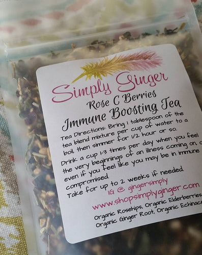 Organic Immune Boosting Syrup Kit - Rose C Berries - SimplyGinger