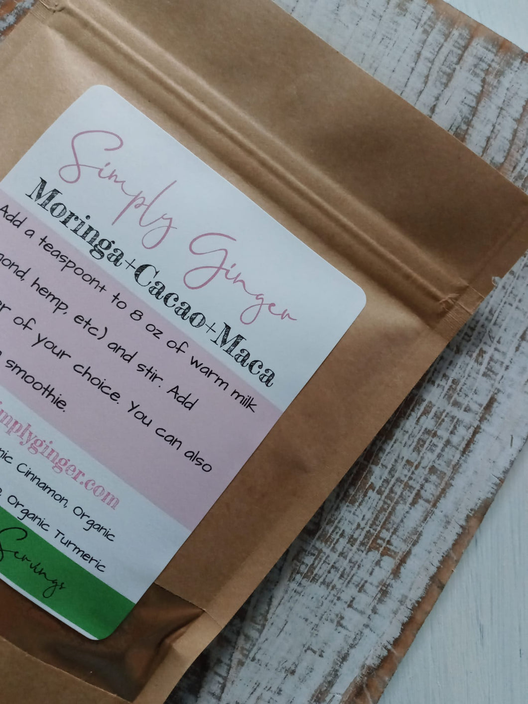 Cacao+Moringa+Maca Mix ll Organic Superfood Smoothie Mix
