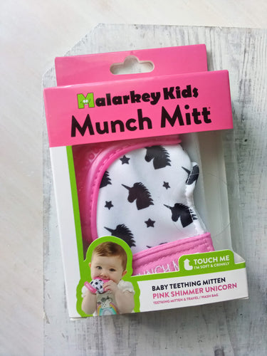 Munch Mitt ll Pink Shimmer Unicorns