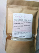 Simply Ginger Post Partum Herbal Bath, Herbal Sitz Bath, Bath Tea, Postpartum Bath Tea