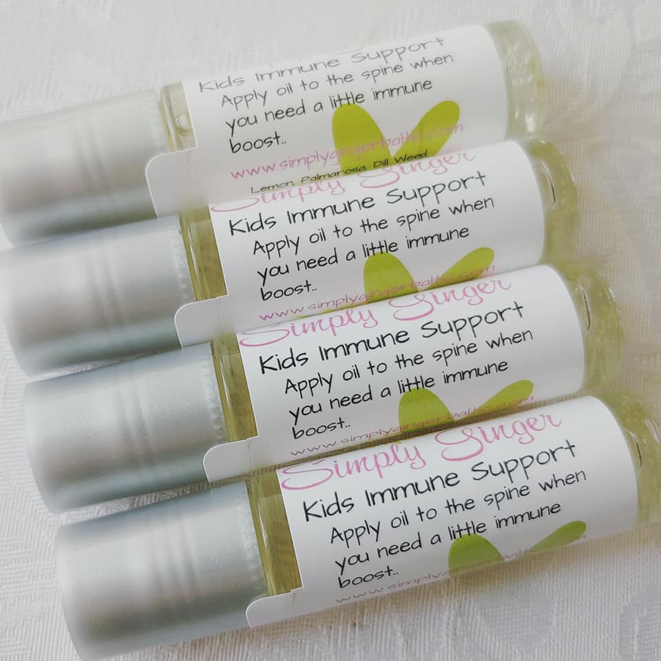 Immune Support Rollerball ll Kids + Adults - SimplyGinger