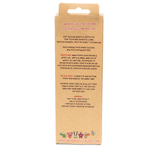 Jack N' Jill Silicone Toothbrush ll Stage Three - SimplyGinger