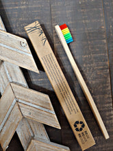 Rainbow Bristle Bamboo Toothbrush ll Teen+ Adult ll Soft Bristles - SimplyGinger