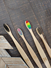 Rainbow Bristle Bamboo Toothbrush ll Teen+ Adult ll Soft Bristles - SimplyGinger
