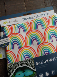 Happy Rainbow Wet Bag ll Medium ll Travel Bag - SimplyGinger