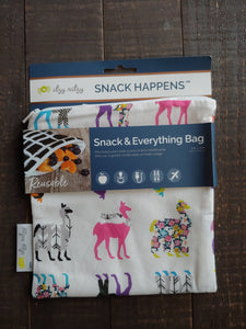 Llama Gllama Snack + Everything Bag ll Travel Bag ll Storage Bag 1 Pack - SimplyGinger