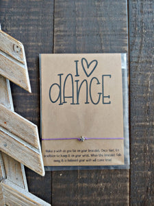 I 💜 Dance Wristlet ll Bracelet - SimplyGinger