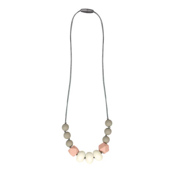 Blush Strand Teething Necklace ll Chew Necklace